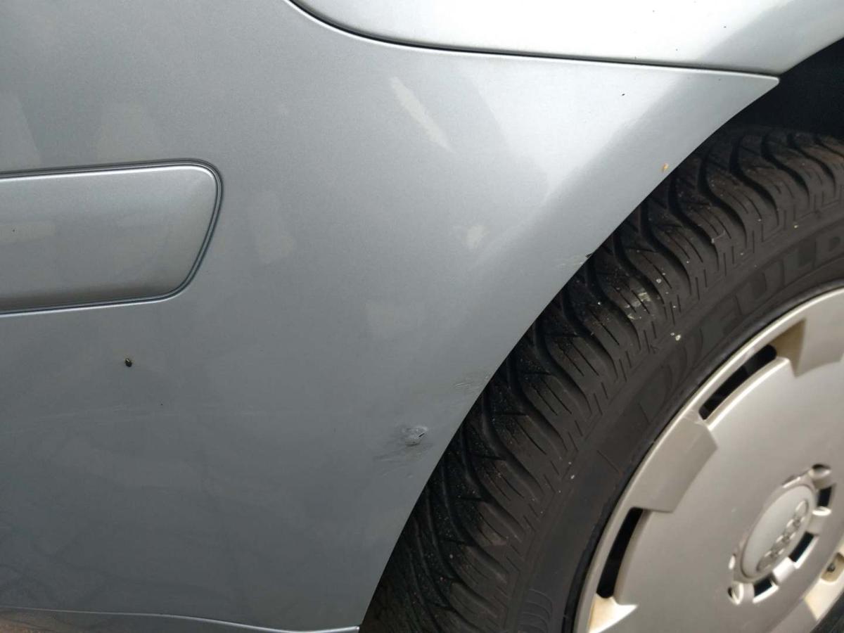 Audi A3 8P original Stoßstange Stossfänger hinten LY5J Liquidblau 3-Türer Bj.2004